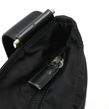 Prada Nylon Leather Shoulder Bag