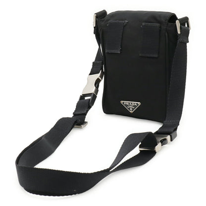 Prada Triangle Logo Nylon Leather 2way Shoulder Bag