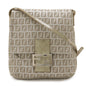 Fendi Zucchino Canvas Shoulder Bag
