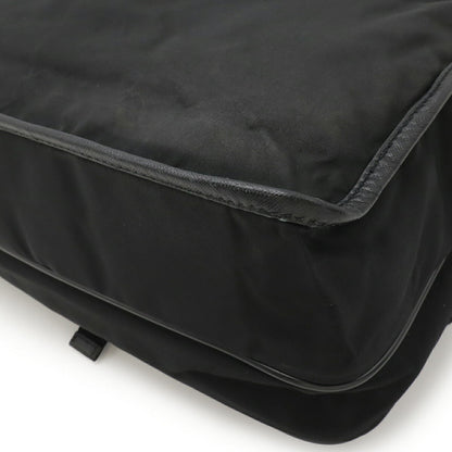 Prada Nylon Leather Shoulder Bag