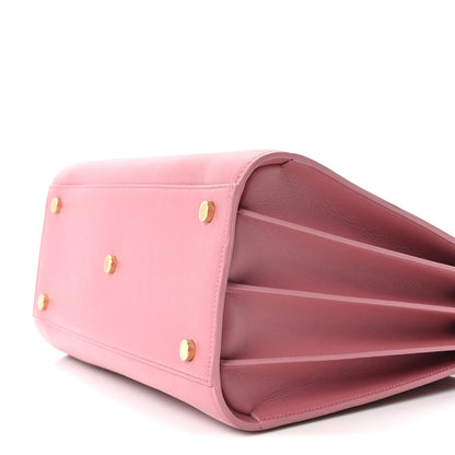 Calfskin Small Sac De Jour Dark Rose