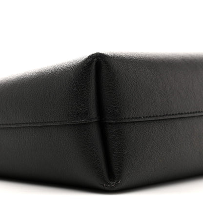 Calfskin Toy Shopping Tote Black