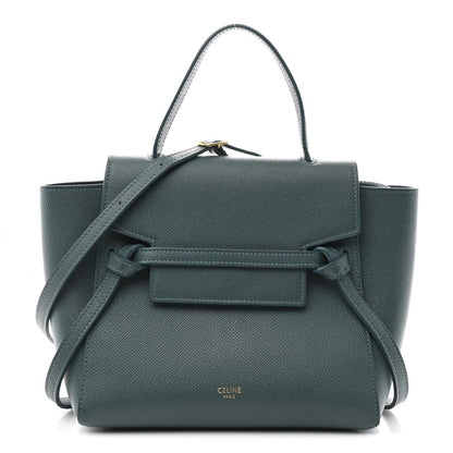 Grained Calfskin Nano Belt Bag Amazone