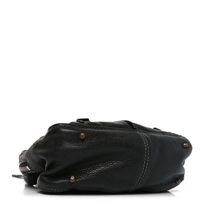 Calfskin Paddington Small Shoulder Bag Black