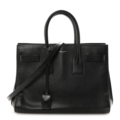 Calfskin Small Sac De Jour Black