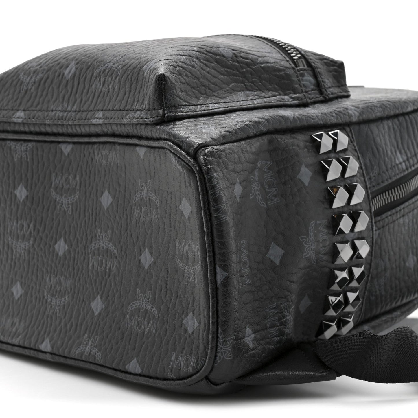 Visetos Medium Side Studs Stark Backpack Black