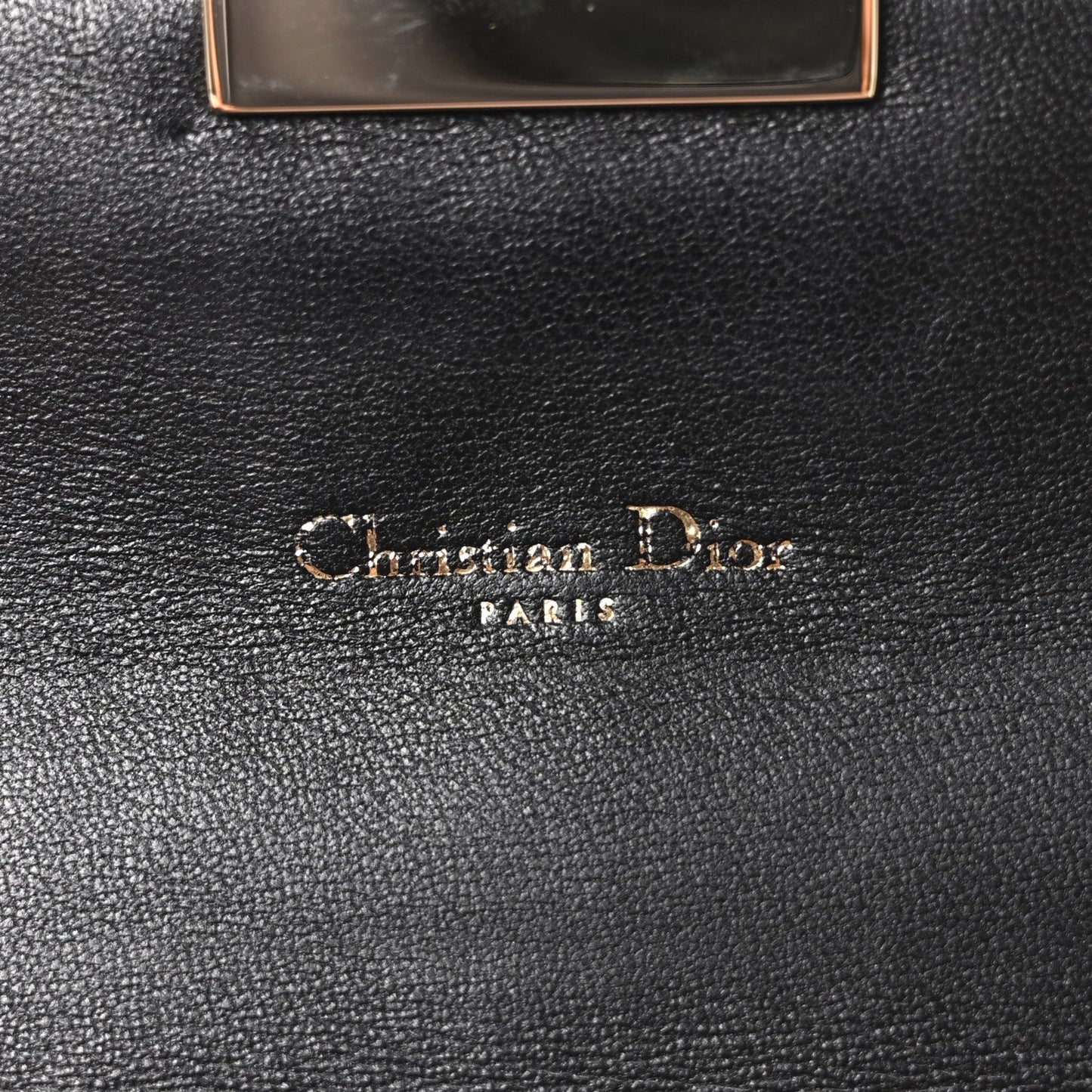 Lambskin Cannage Miss Dior Clutch Black
