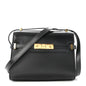 Smooth Calfskin Mini Manhattan Shoulder Bag Black