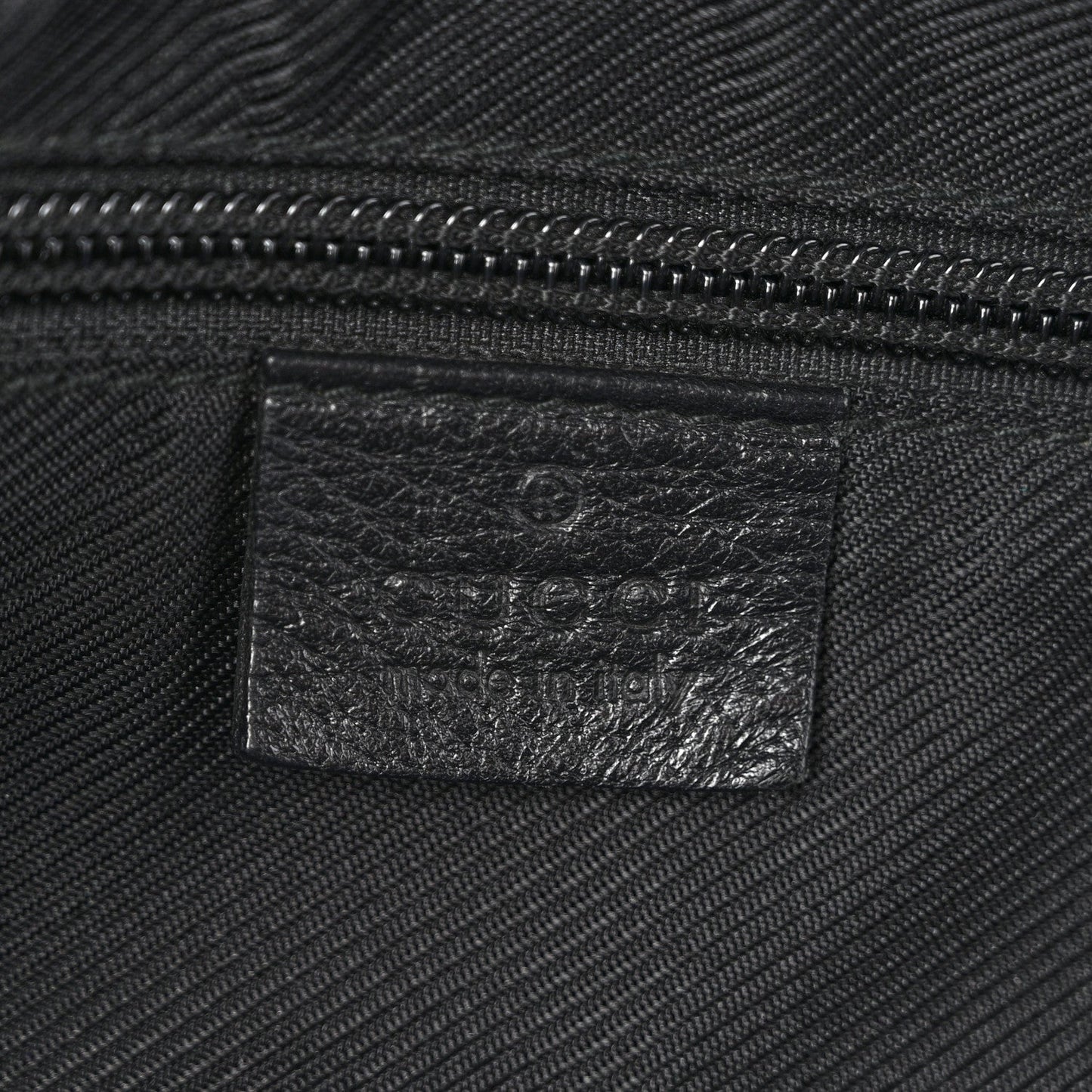 GG Monogram Large Web Handle Vertical Tote Black