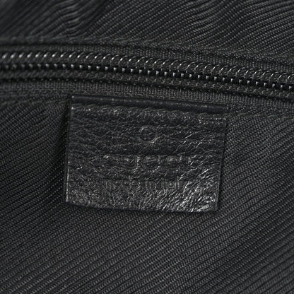 GG Monogram Large Web Handle Vertical Tote Black