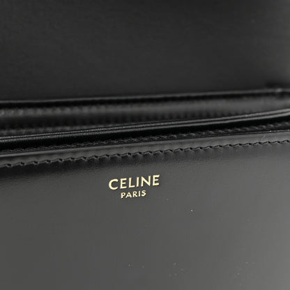 Shiny Calfskin Medium Triomphe Black