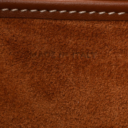 Smooth Calfskin Medium Strap Ava Triomphe Shoulder Bag Tan