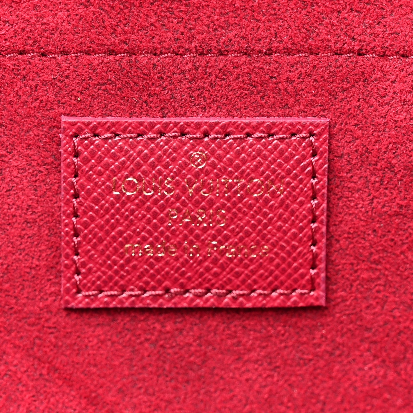 Monogram Pochette Felicie Chain Wallet Fuchsia