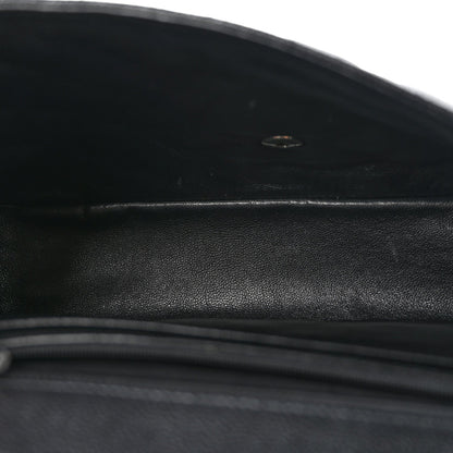 Caviar Quilted Jumbo Single Flap Black