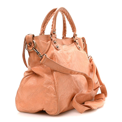 Agneau Giant 12 Rose Gold Hardware Velo Rose Blush