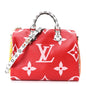 Monogram Giant Speedy Bandouliere 30 Rouge