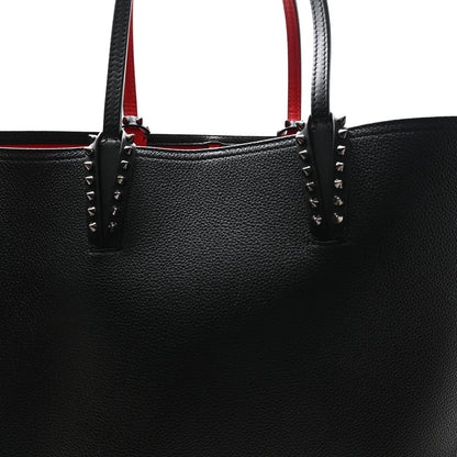 Calfskin Spikes East West Cabata Tote Black