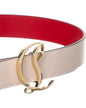 Christian Louboutin Cl Logo Leather Belt