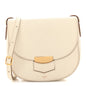 Grained Calfskin Small Trotteur White