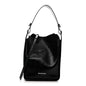 Extra Supple Calfskin Snakeskin Embossed Calfskin Small Tool 2.0 North-South Tote Black