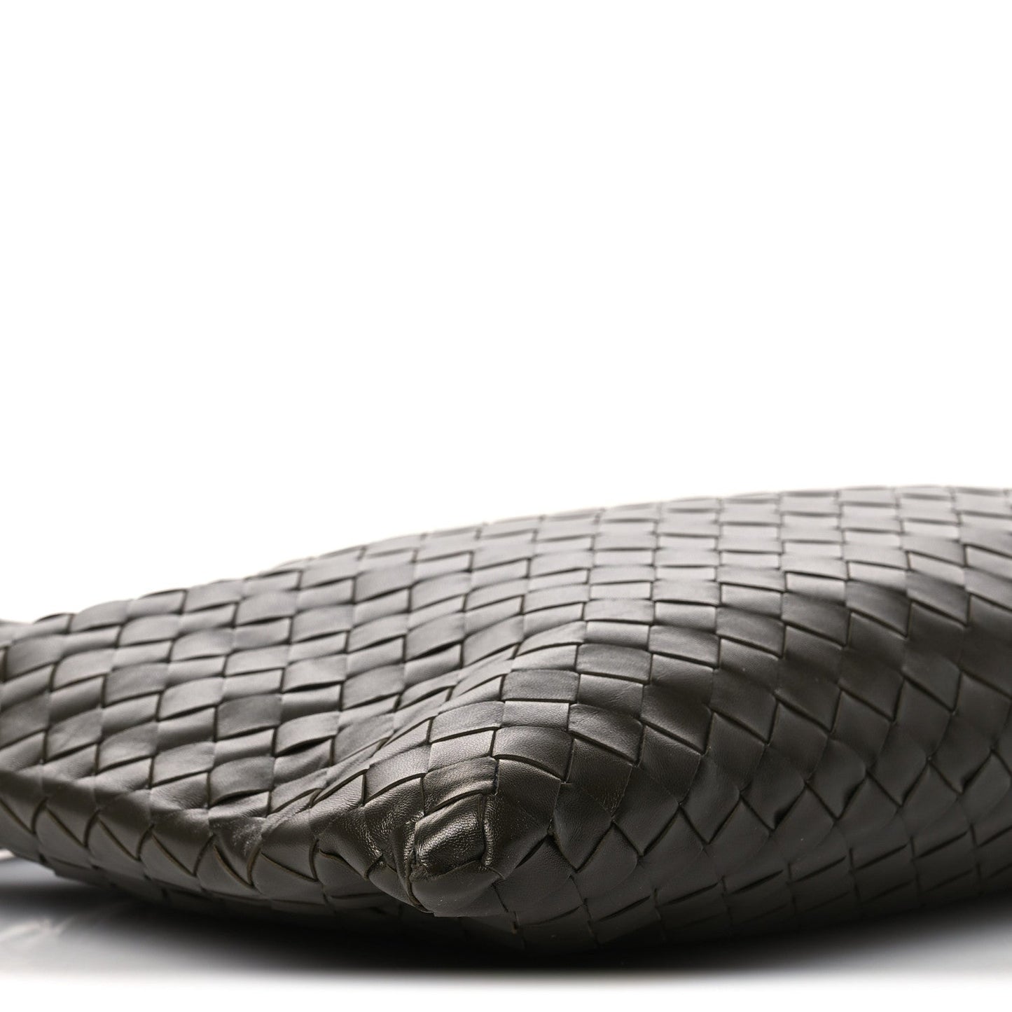Calfskin Intrecciato Small Hop Kaki