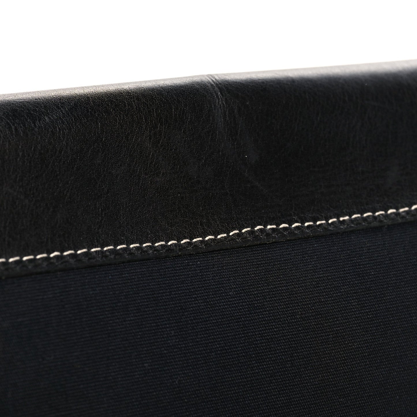 Toile Officier Buenaventura Messenger Bag Black