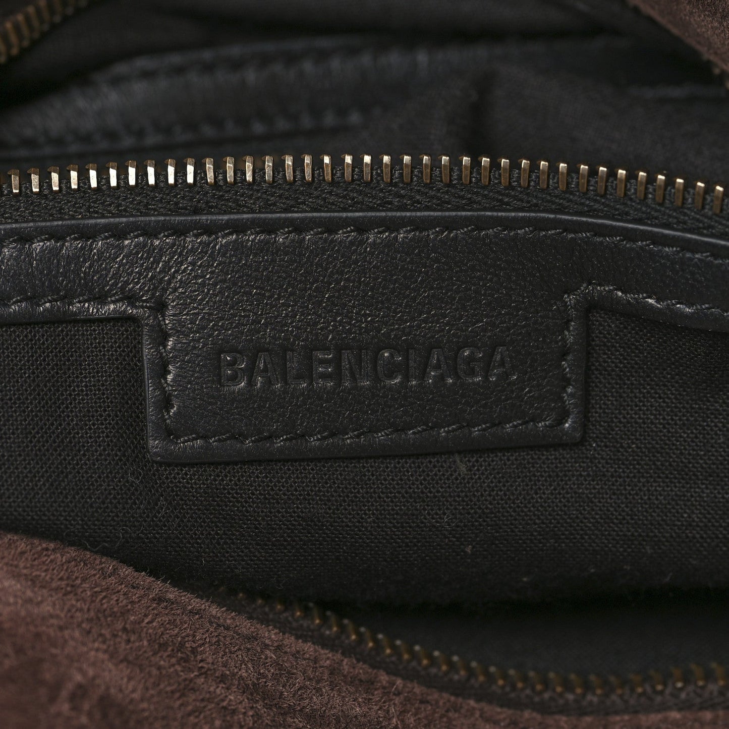 Suede Calfskin Classic Hardware Large Le City Light Espresso