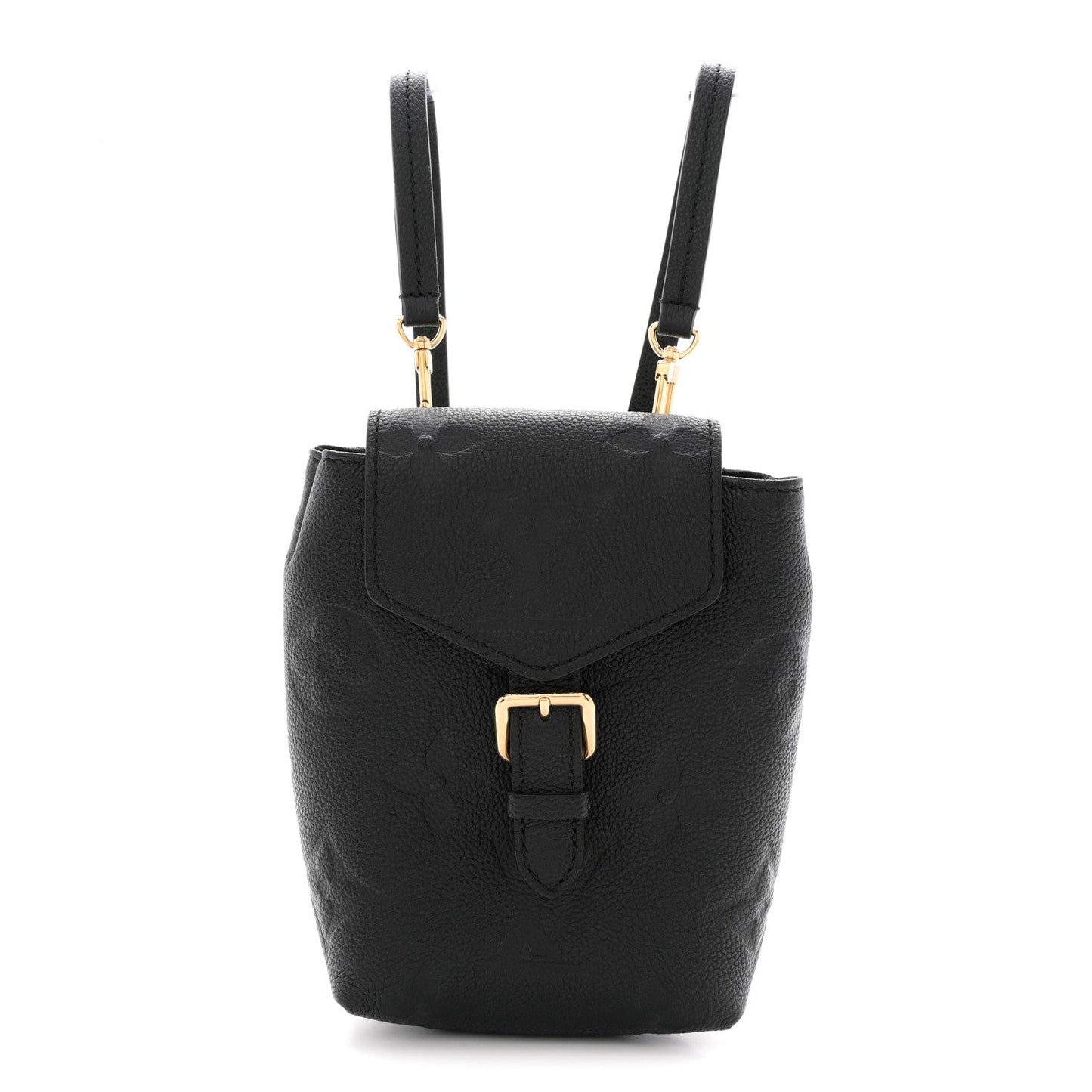 Empreinte Monogram Giant Tiny Backpack Black
