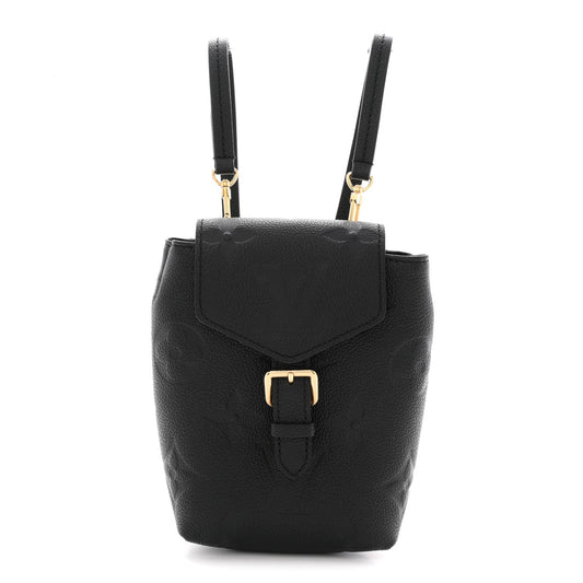 Empreinte Monogram Giant Tiny Backpack Black