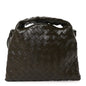 Calfskin Intrecciato Mini Hop Khaki