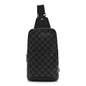 Damier Graphite Avenue Sling Bag Onyx Silver