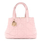 Calfskin Macrocannage Medium Toujours Powder Pink