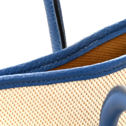 Twill H Negonda Garden Party 36 MM Tote Ecru Desert Bleu France