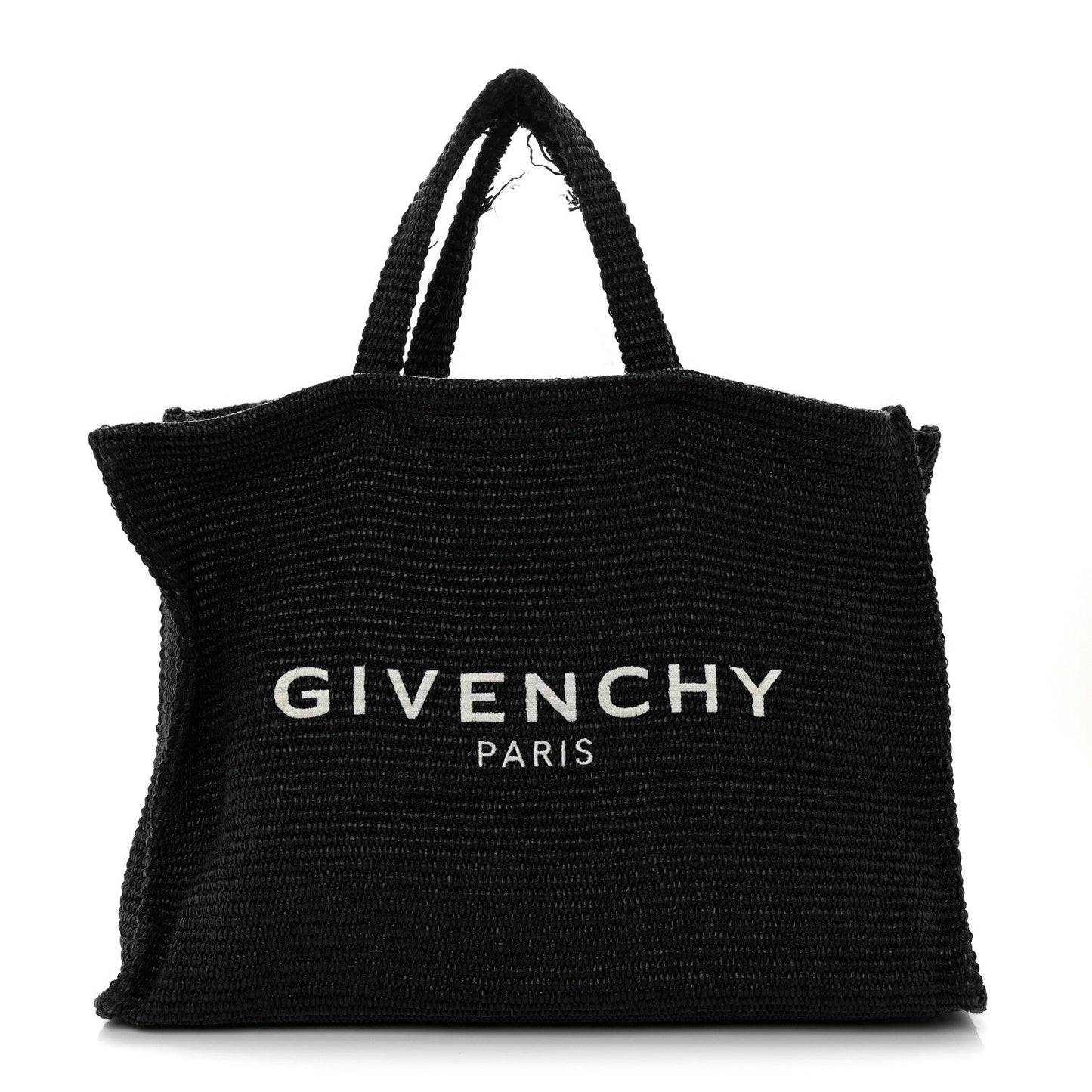 Raffia Medium G Tote Black