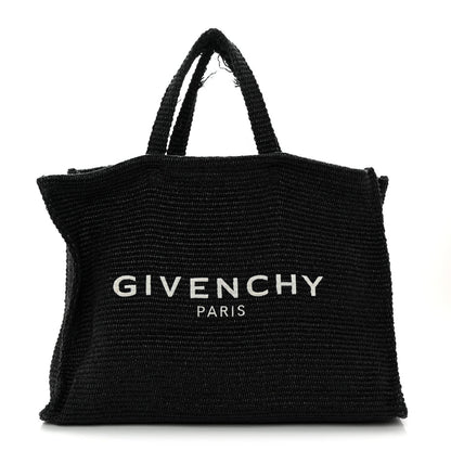 Raffia Medium G Tote Black