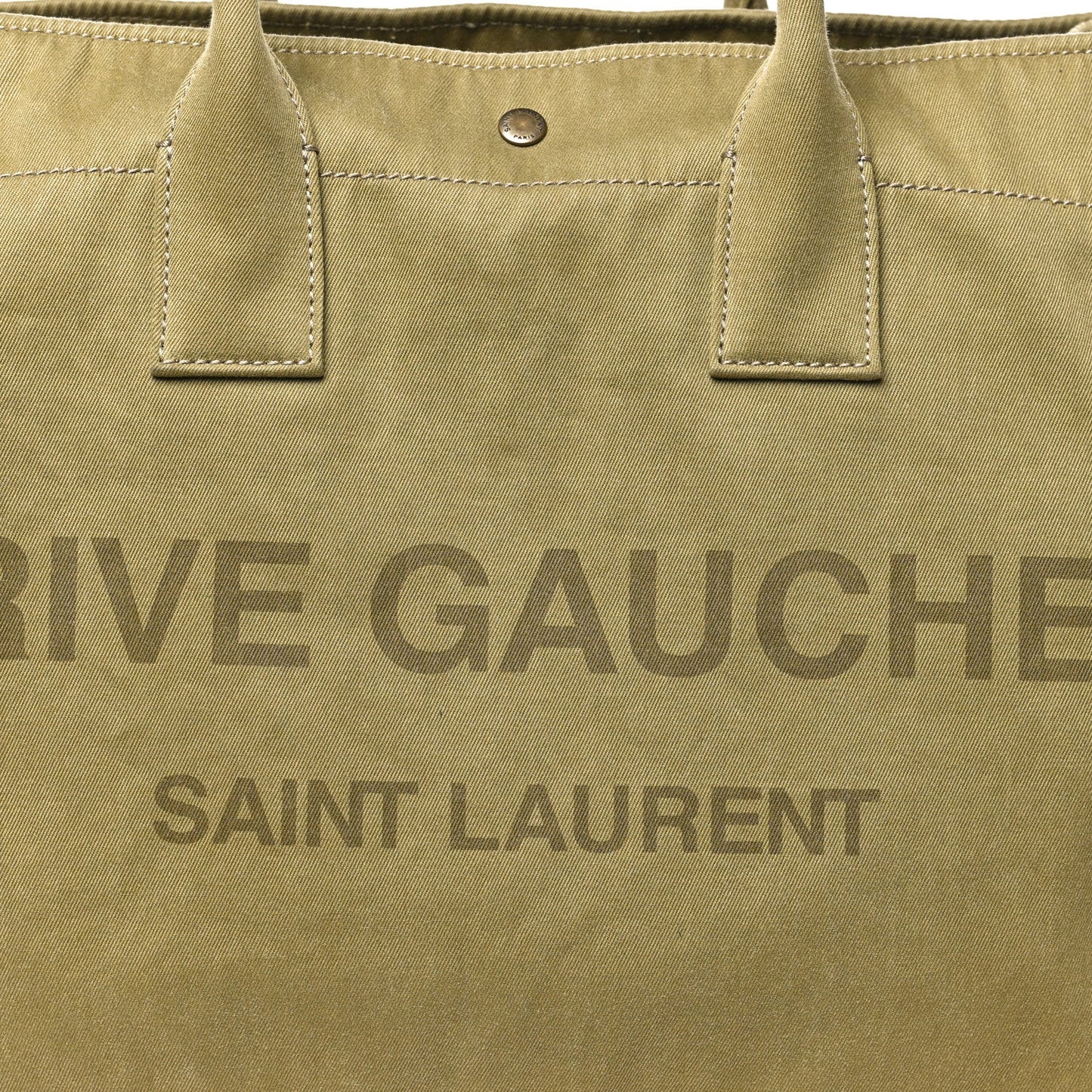 Canvas Rive Gauche Maxi Tote Fir Green