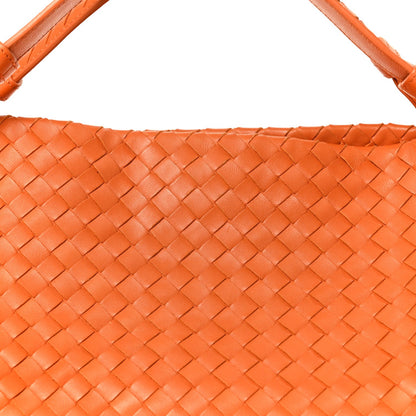 Nappa Intrecciato Bella Tote Orange