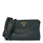 Vitello Phenix Zip Crossbody Bag Smeraldo
