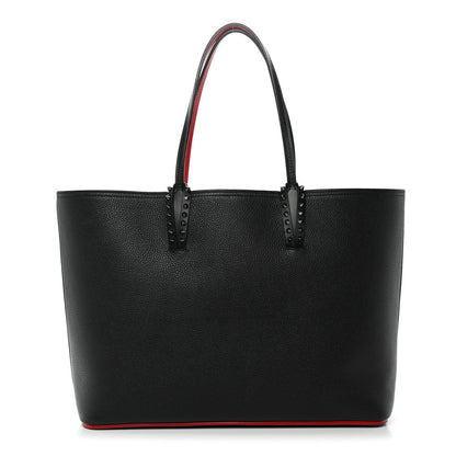 Calfskin Spikes East West Cabata Tote Black