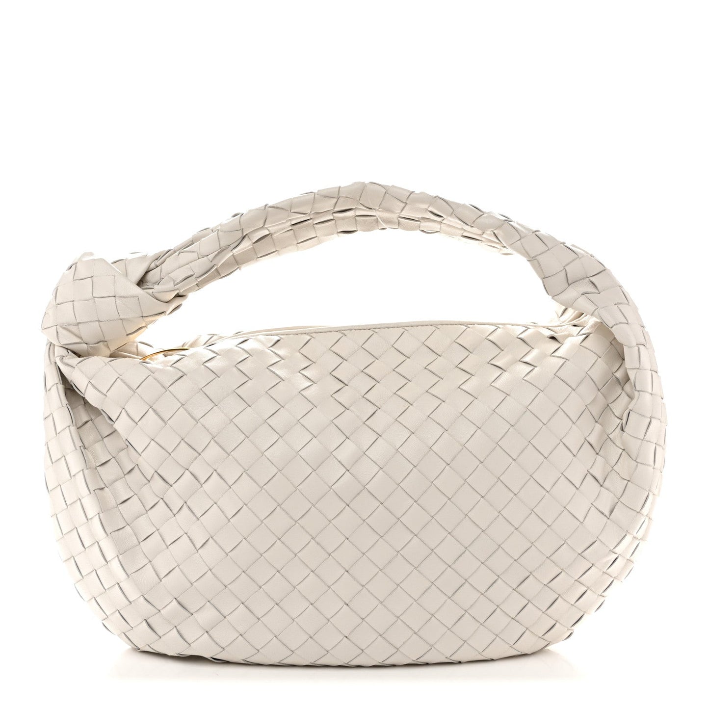 Nappa Intrecciato Small Jodie Hobo White
