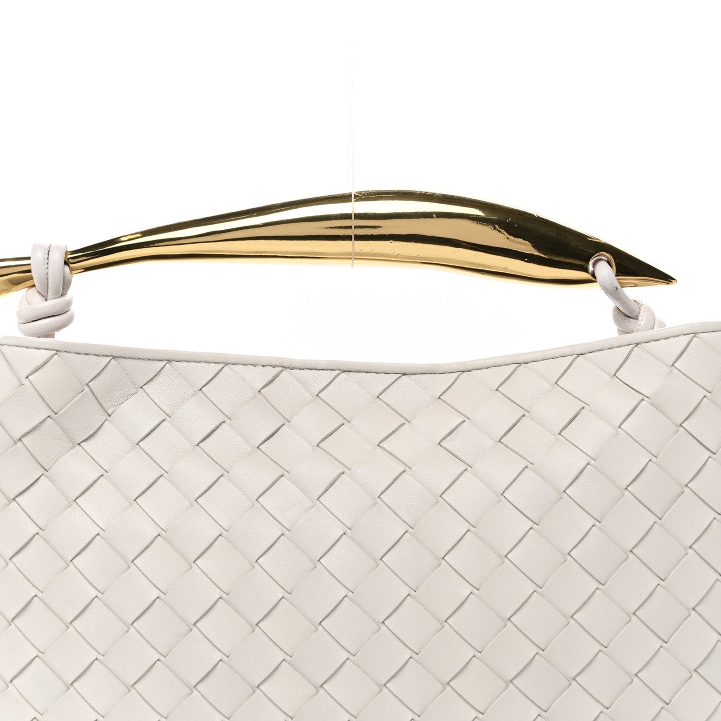 Nappa Intrecciato Sardine Bag Chalk