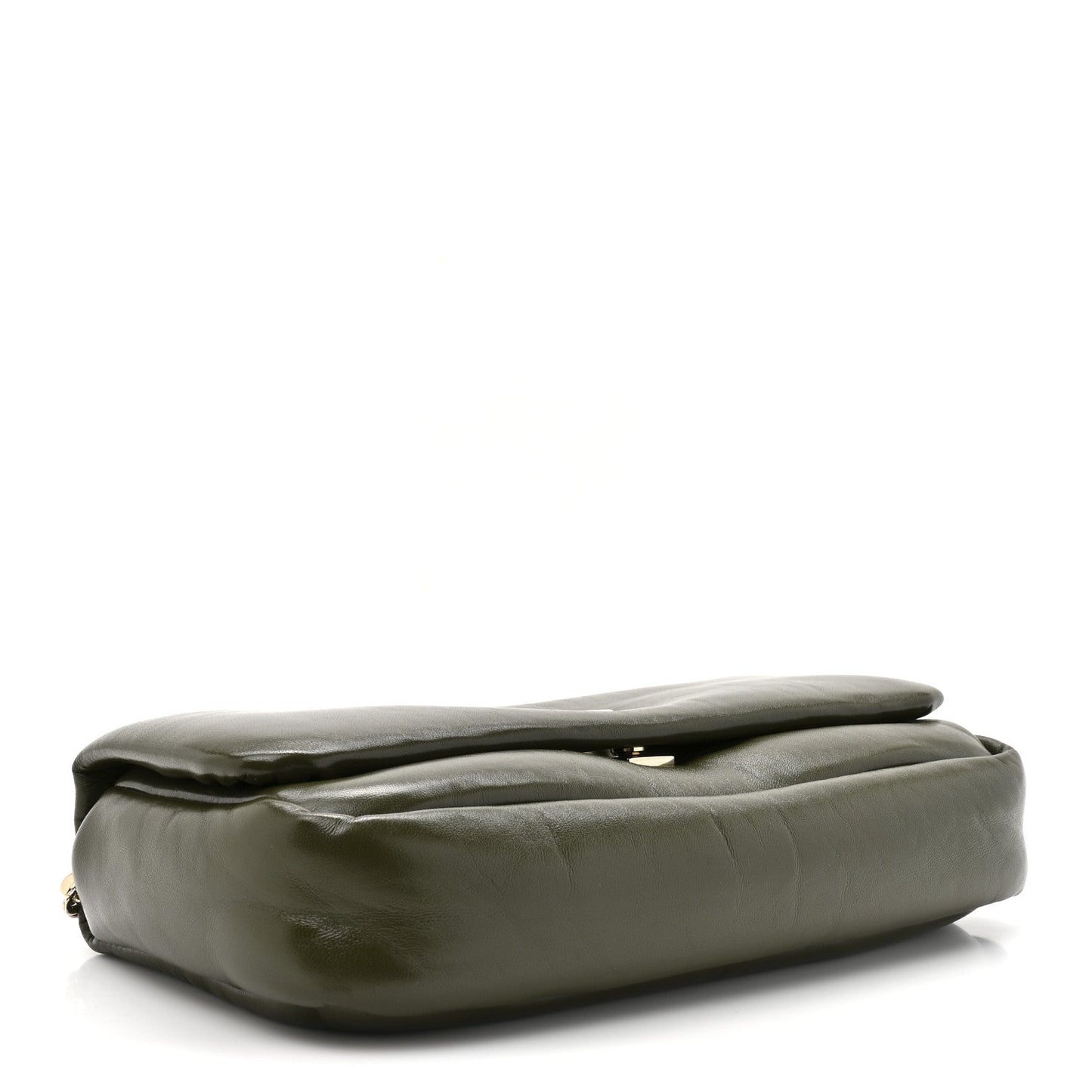 Lambskin Mini GG Milano Top Handle Shoulder Bag Green