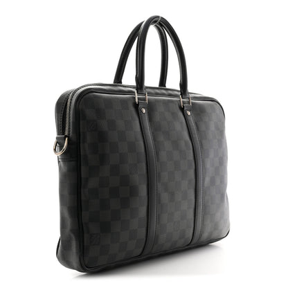 Damier Graphite Porte Documents Voyage PM