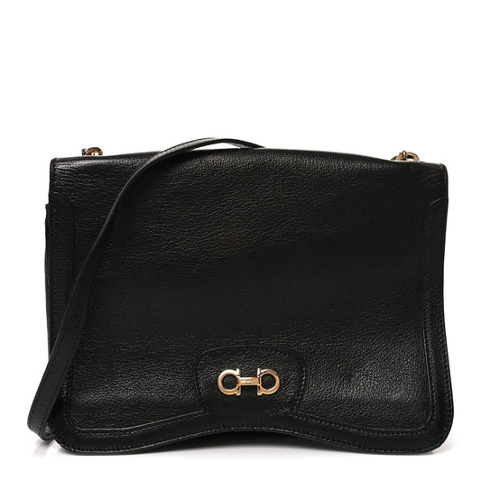 Buffalo Gancini Shoulder Bag Black