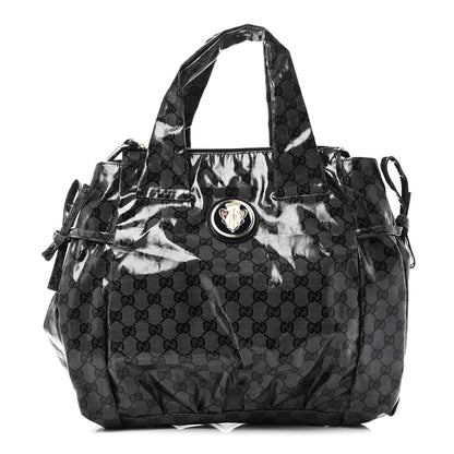 Crystal Monogram Hysteria Tote Navy Blue