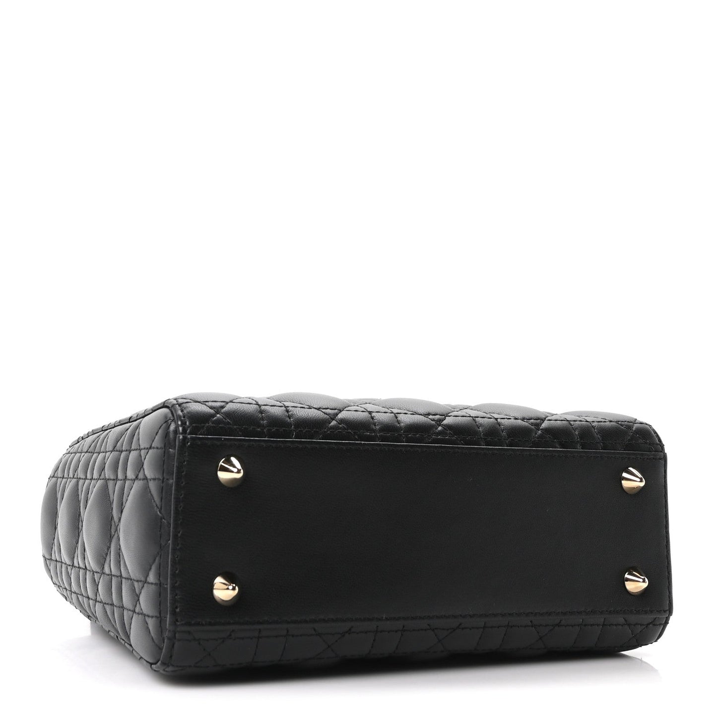 Lambskin Cannage Small My ABCDior Lady Dior Black