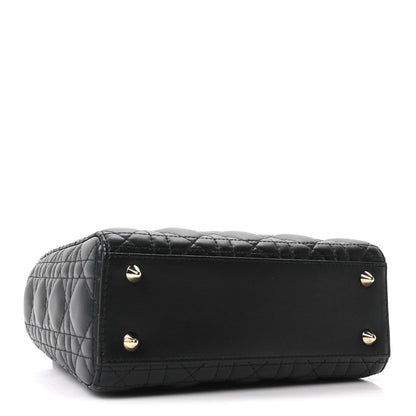 Lambskin Cannage Small My ABCDior Lady Dior Black