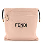Soft Nappa Logo Small Drawstring Pouch Bag Rosa Quarzo Black