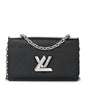 Epi Twist Chain Wallet Black