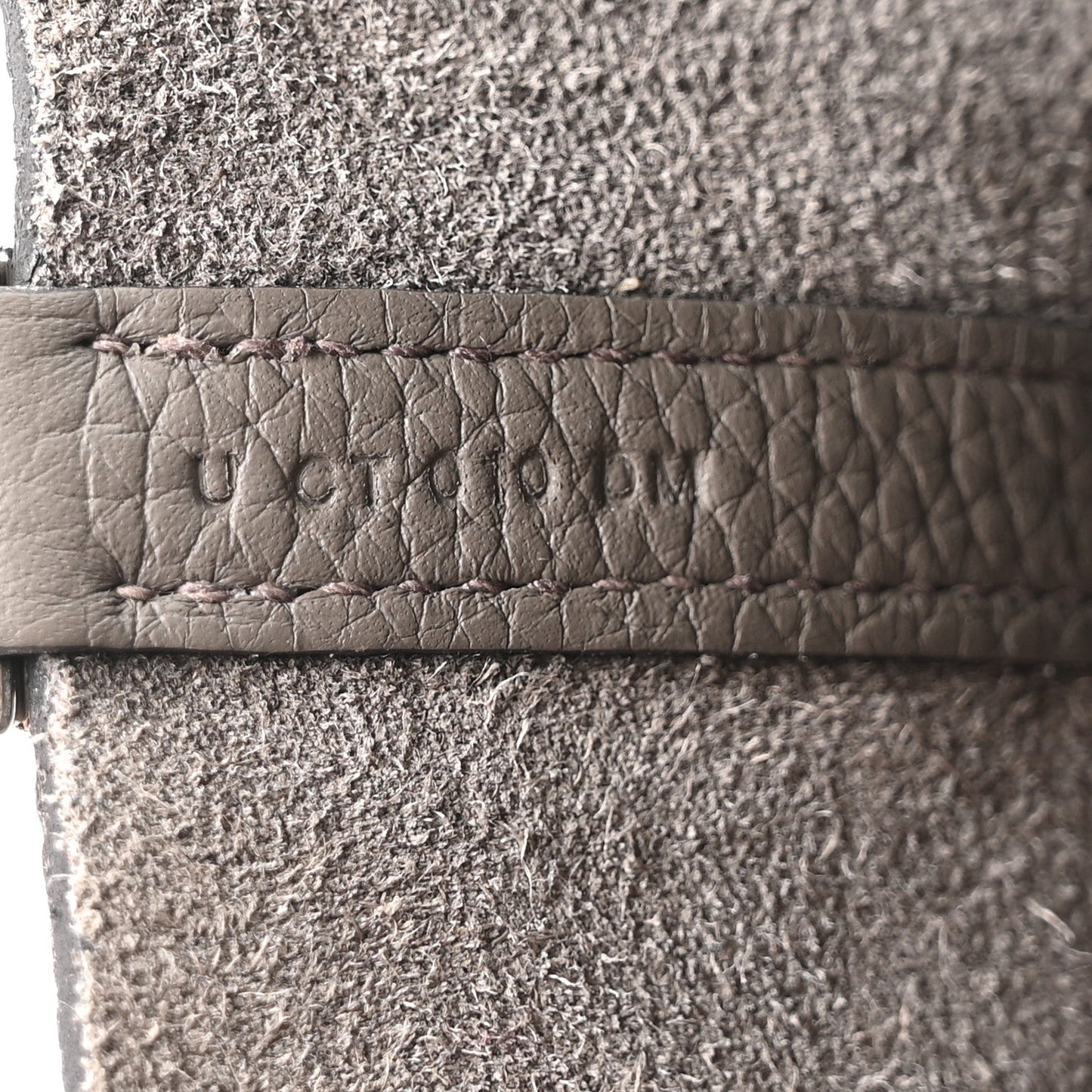 Taurillon Clemence Picotin Lock 22 MM Gris Asphalte